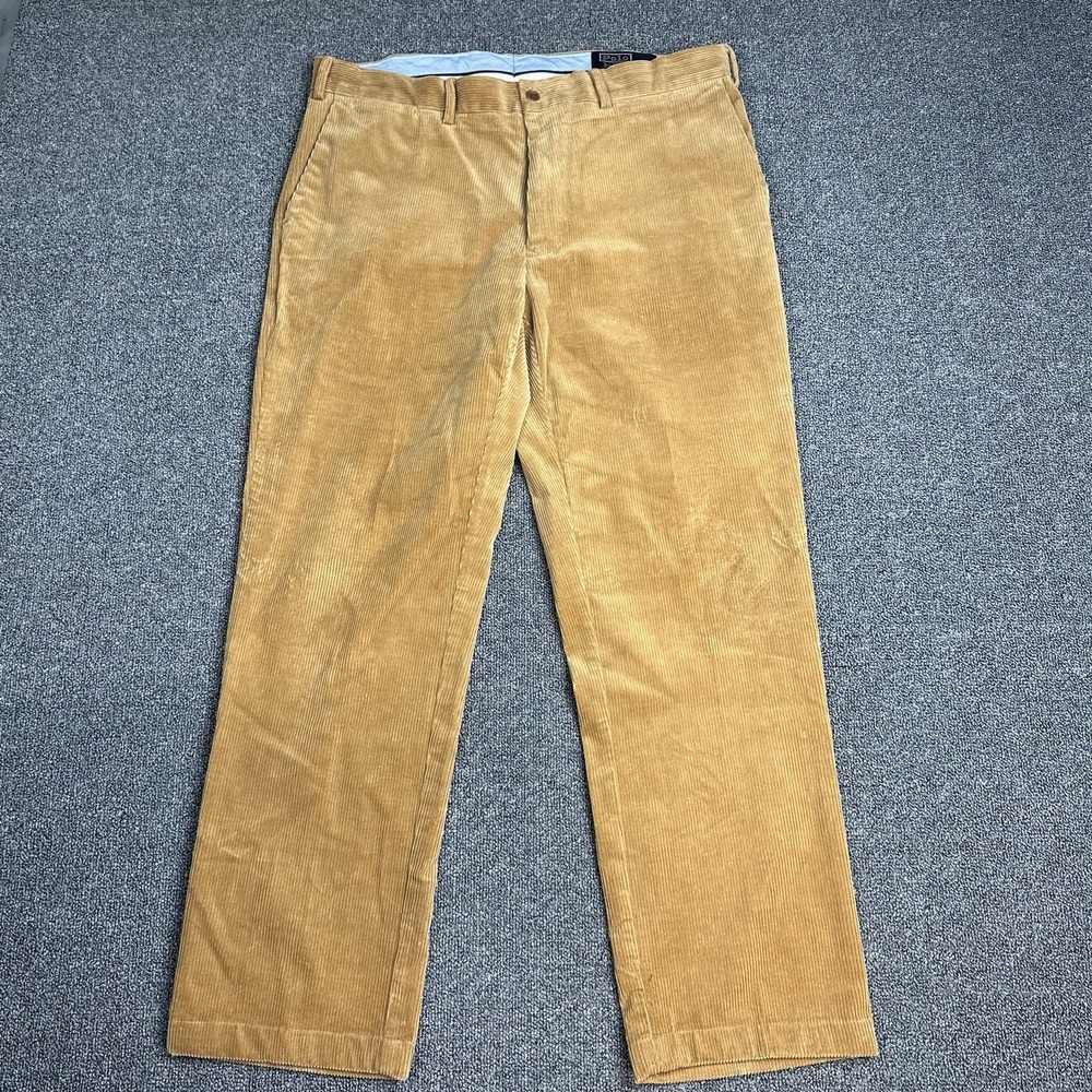 Polo Ralph Lauren Vintage Style Corduroy Size 36x30 Pants Stretch Classic Fit‎